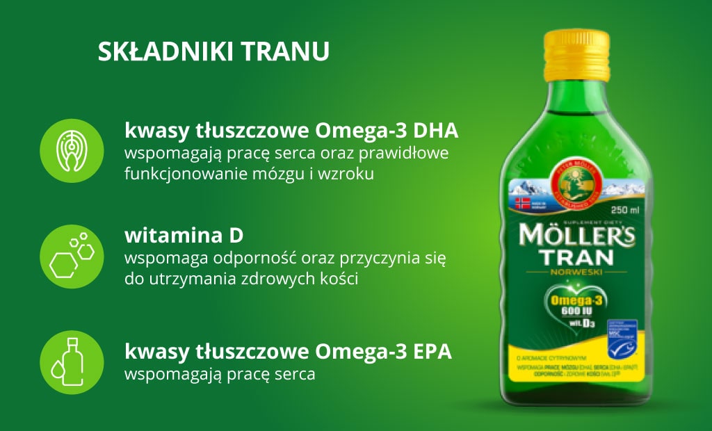 zalety tranu, które mogą wspomóc funkcjonowanie organizmu