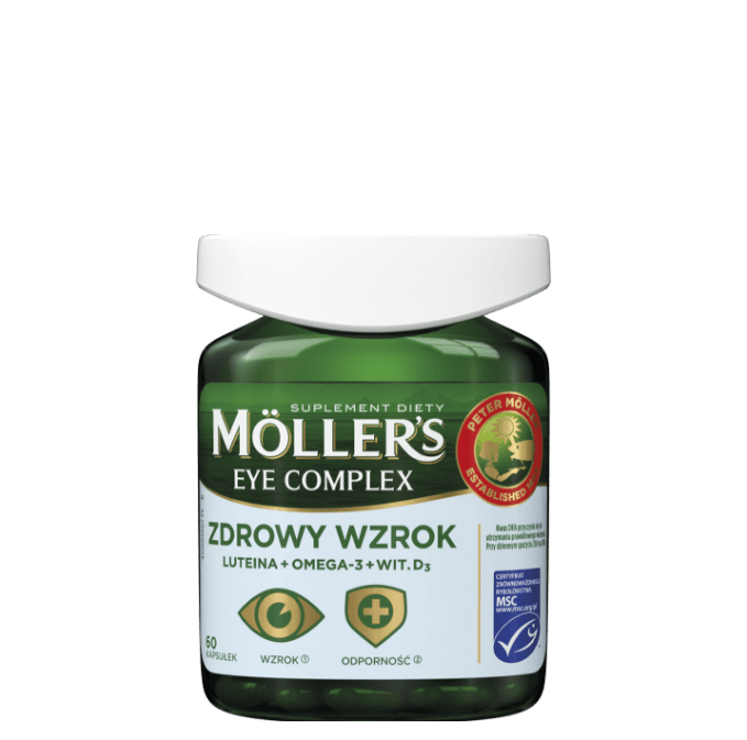 Mollers Eye Complex ZDROWY WZROK na wsparcie wzroku i widzenia