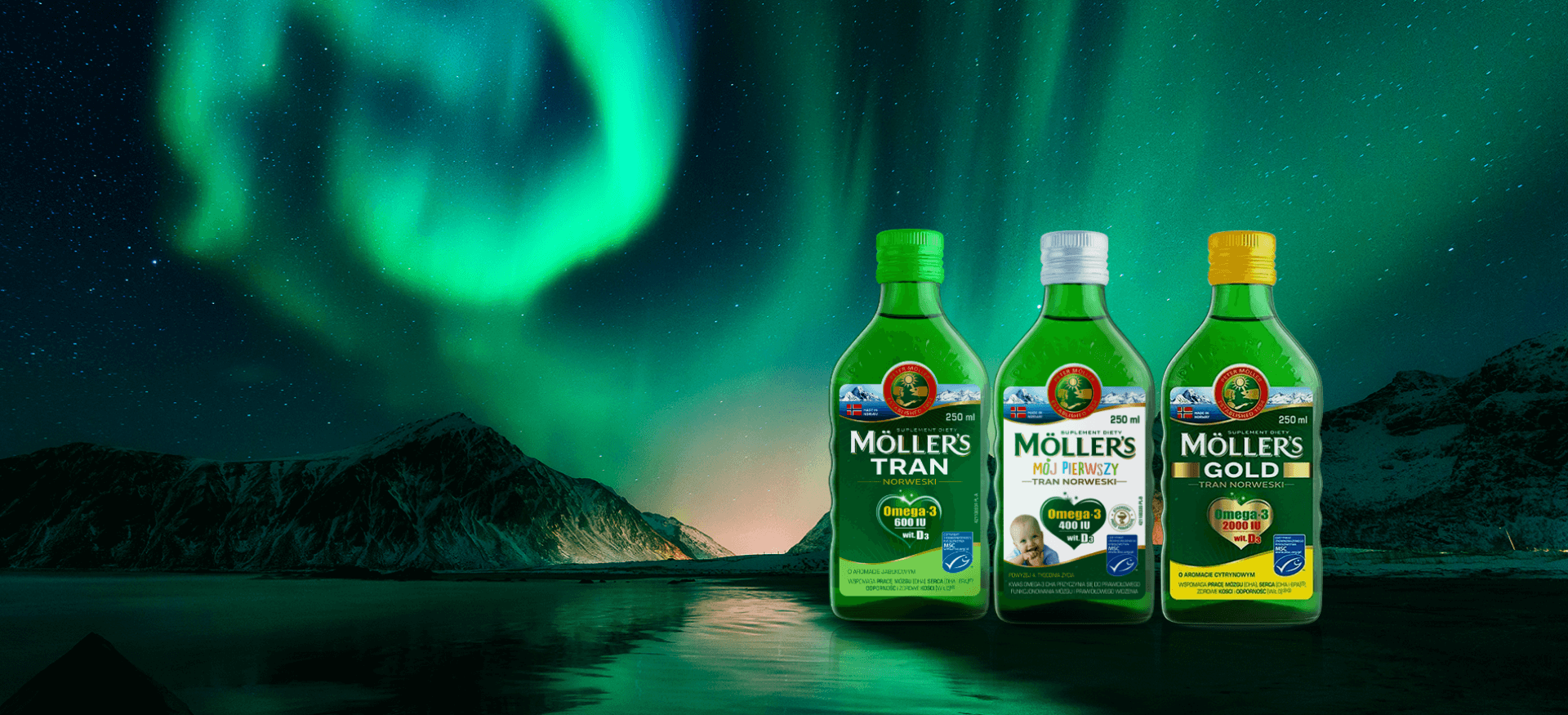 Tran Norweski Mollers - olej z wątroby dorsza arktycznego - Mӧller's