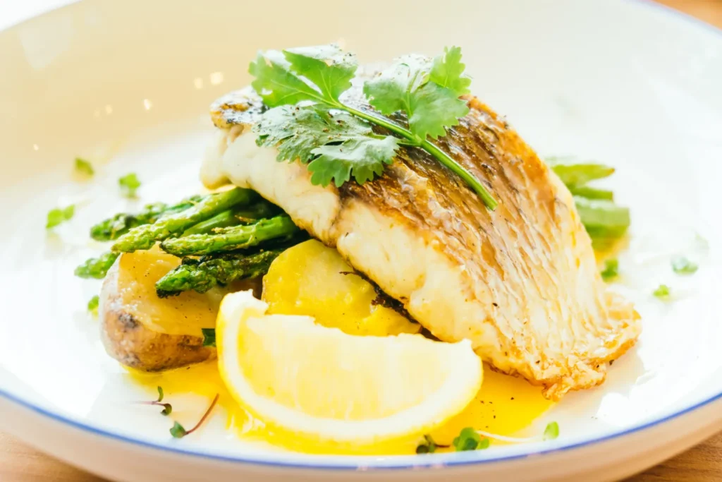 Kwasy omega-3 znajdują się w rybach morskich, takich, jak dorsz